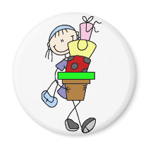 Shopping Tower Of Packages Magnet