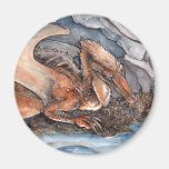 Shore Dragon Fridge Magnet