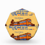Shore Fast Line Trolley Service Acrylic Award