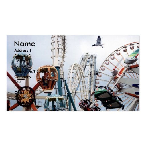 Shore Pier Business/Profile Card Business Card Templates
