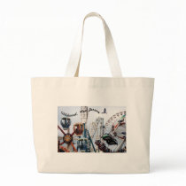 Shore Pier-Wildwood Text Bag