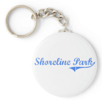 Shoreline Park Florida Classic Design Key Chains
