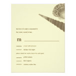 Shoreline Treasures Wedding RSVP/Response Cards Invitation