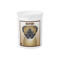 Shorkie Cartoon Beverage Pitchers