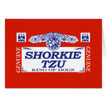 Shorkie Tzu Card
