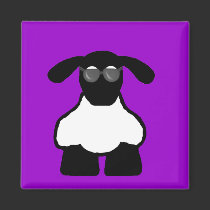 Shorn Sheep Magnet magnets
