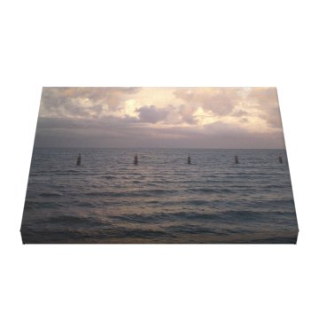 Shorncliffe Sunset 1 wrappedcanvas