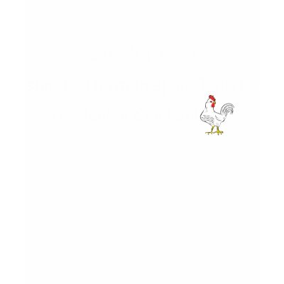 Short Attention Span Chicken Tee Shirt by ironydesign