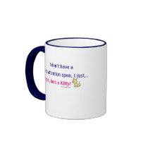 Short Attention Span Humor mugs by ironydesign Short Attention Span Humor mugs