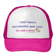 Short Attention Span Kitty Hat