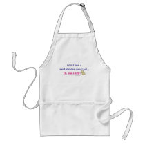 Short Attention Span Kitty Humor Aprons