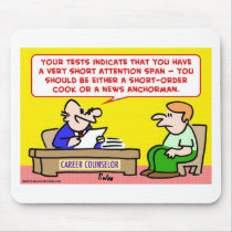 short attention span news anchor mousepads by rexfmay short attention span news anchor mousepads