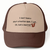 Short Attention Span Squirrel Mesh Hat