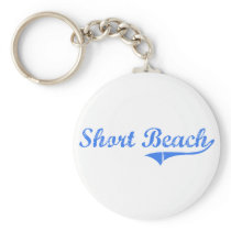 Short Beach Connecticut Classic Design Key Chain