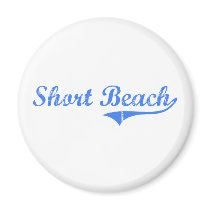 Short Beach Connecticut Classic Design Magnet