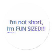short_funsize round sticker