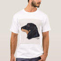 Short Haired, Dachshund, Acrylic Painting t-shirts