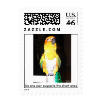Short, No one ever suspects the short ones postage by JRemetta Short, No one ever suspects the short ones postage