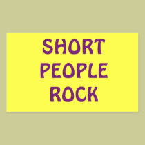 Short People Rock sticker