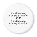 Short Term Memory magnets