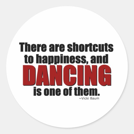 Shortcut to Happiness Stickers