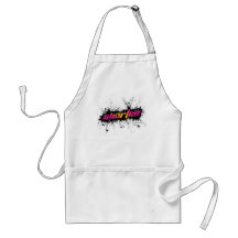 Shortee Black Paint Splatter Aprons