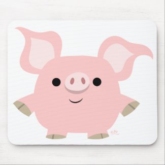 Shorty Cartoon Pig mousepad mousepad
