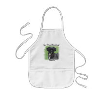 Shorty on Child's Apron- add your own dog