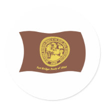Shoshone Bannock Tribes Flag Sticker by livingflags Shoshone Bannock Tribes Flag Sticker
