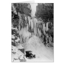 Shoshone Falls in Winter Cards