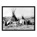 Shoshoni Indian and Skin Tipis 1884 posters