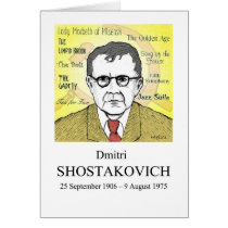 Shostakovich Greeting Card