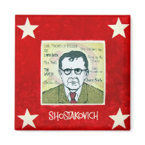 Shostakovich Fridge Magnets