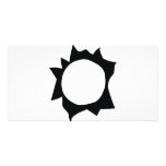 shot hole icon photo greeting card
