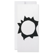 shot hole icon personalized rack card