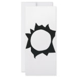 shot hole icon personalized rack card