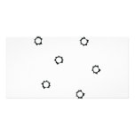 shot holes icon custom photo card