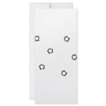 shot holes icon rack card design
