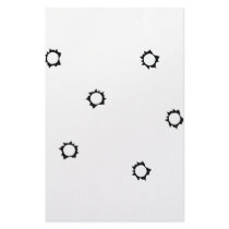 shot holes icon stationery