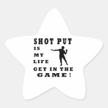 Shot Put Is My Life Sticker