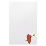 Shot Through The Heart Stationery Design
