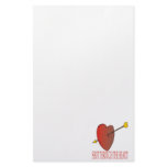 Shot Through The Heart Stationery Design