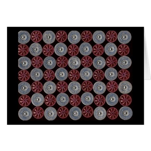 shotgun shells card