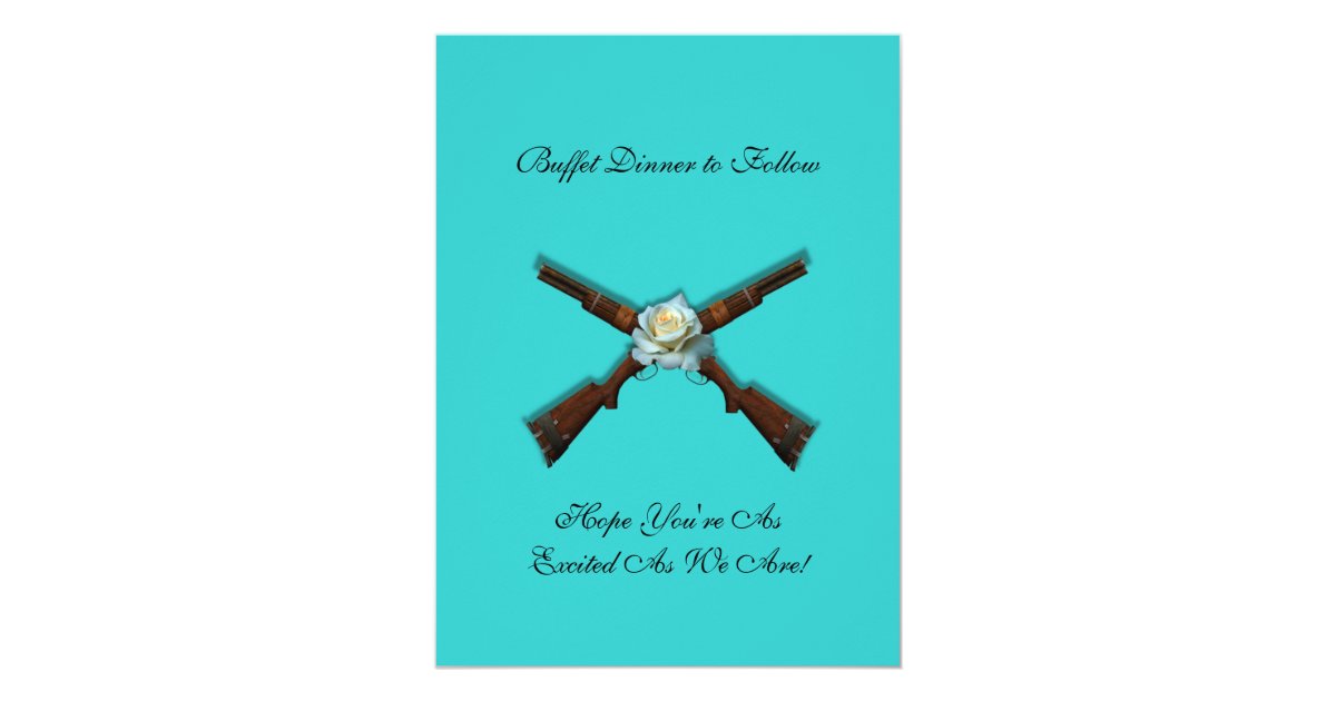 Shotgun Wedding Invitations Zazzle