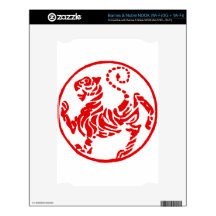 Shotokan Rising Sun Tiger Japanese - Karate Japan Decals For The NOOK