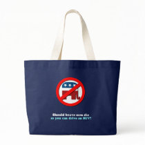 Should brave men die so you can drive an SUV Bags