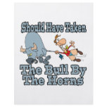 should have taken bull by horns regret humor flyers
