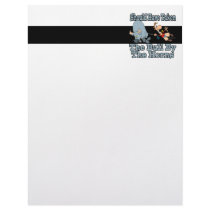 should have taken bull by horns regret humor letterhead design