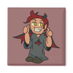 Shoulder Devil Magnet