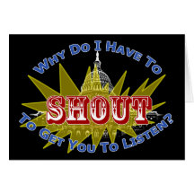 Shout or Listen Card